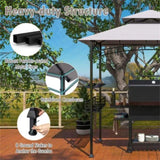8 x 5 FT Outdoor Grill Gazebo 43874845