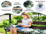 Outdoor Bench Cushion, 60 20 4 Inch, Tufted Waterproof Swing Cushion with Ties, for Patio Bench 34999442