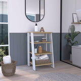St. Clair Linen Cabinet, Two Interior Shelves, Two Open Shelves, Single Door B200P188853