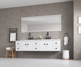 72*32 bathroom led mirror is multi-functional and each function is controlled by a smart touch W2152130266