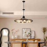 (Same as W1340111208/L1012) 8-Light Retro Farmhouse Chandelier For Kitchen, Living room, Dining room W1340P206642