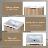 24 Inch Freestanding Bathroom Vanity With Resin Basin BVA01124MP-1, W999P181590