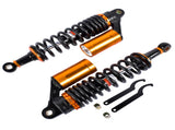 2Pcs 13.5'' 340mm Air Rear Shock Absorber Suspension Damper Motorcycle Fits for Honda Harley 73041170