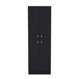 Lynch Kitchen Pantry Storage Cabinet 71" Height, With 4 Doors, 5 Adjustable Shelves, Freestanding B200P188841