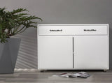 Two door Side Table-White W28203337