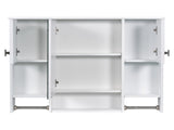 35'' x 28'' Modern Wall Mounted Bathroom Storage Cabinet, Bathroom Wall Cabinet with Mirror, 20410048