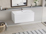 36" Floating Bathroom Vanity with Sink, Modern Wall-Mounted Bathroom Storage Vanity Cabinet with W1920P222759