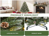 6ft Prelit Artificial Tree with 946 Branch Tips & 250 Lights, Pre-Decorated Scotch Pine 92295347