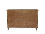 59" Brown Accent with 4 Doors, Natural Wood Buffet, Media, Console, W2295P306917