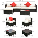 Pieces Patio Furniture Set 70972889