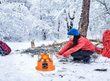 3000W 2 in 1 Portable Propane Heater & Stove - 360&deg Far-Infrared Heating with Stepless Flame 77931474