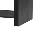 U_Style Versatile console table with Woven Wood Slats and Solid Wood Veneer,Suitable for Entryway, N711P269058B