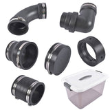RV and Camper Sewer Waste Plumbing Connection System Kit Fit for Coupling Adapter 24933235