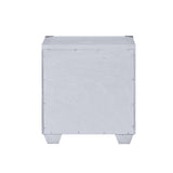 1 Drawer Nightstand with One Open Compartment in Gray Finish B016P256488