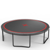 YC 12FT trampoline Pumpkin- Black Red W550P281584