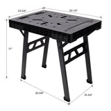 Foldable Work Bench,Portable Workstation,Work Bench Suitable for Garage,Workshop and Home,1650LBS 06873918