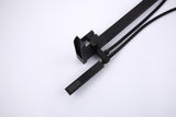 Freestanding Bathtub Faucet Tub Filler Matte Black Floor Mount Bathroom Faucets Singlele with W928P264509
