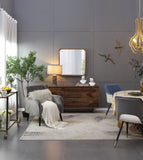 32"x32" Square Mirror with Wood Frame, Wall Mirror for Living Room Bathroom Entryway W2078126453