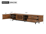 78" TV Stand for TVs up to 85", TV Console for Living Room, Media Console with Two Drawers, N710P510682P