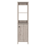 St. Clair Linen Cabinet, Two Interior Shelves, Two Open Shelves, Single Door B200P188850