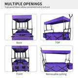 ZNTS Outdoor Garden Park Utility kids wagon portable beach trolley cart camping foldable folding wagon W321115010