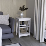 Taylor End Table, Side Table, Nightstand, 3-Tier Storage Shelf, Sofa Table for Small Space B200P188840