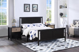 Connelly Reversible Panel Full Bed Black/Vintage Walnut B02263746