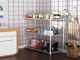 3 Tier Wire Shelving Unit, 1050 LBS NSF Height Adjustable Metal Garage Shelves, Heavy Duty W155091054