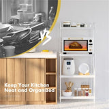 4 layer storage shelf white 83440110