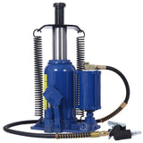 Air Hydraulic Bottle Jack, 20 Ton/44029 LBS All Welded Bottle Jack, 10.2-19.7 inch Lifting Range, W465P146636