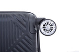 4-piece ABS lightweight suitcase, 14 inch makeup box, aircraft wheels BLACK W284P149254