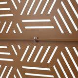 Outdoor & Indoor Privacy Metal Privacy 76" H48" W, Freestanding Decorative Privacy W465P193272