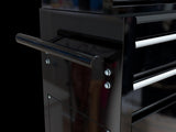 High Capacity Rolling Tool Chest with Wheels and Drawers, 8-Drawer Tool Storage Cabinet--BLACK 82764971
