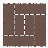 DIY friendly, easy to clean interlocking deck tiles, 11.8"x11.8" patio flooring 44 pieces per 90862362