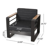 GIOVANNA CLUB CHAIR 71734.00BLK