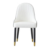 Modern Dining Chairs Set of 2 pcs Faux leather Dining Chair with Metal legs for Living Room/Dining W509P167720
