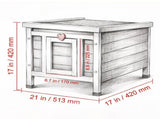 Wooden Cat House 81717430