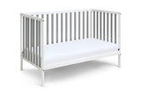Deux Remi 3-in-1 Convertible Island Crib White/Gray B02263769