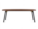 Foldable Coffee Table 31.5" x 15.7" x 17.7", Melamine Laminated MDF Tabletop & Metal Frame, Brown 37523729