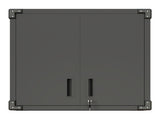Metal Wall-Mounted Tool Storage Cabinet with 2 Locking Door 1 adjustable Shelf 1 Opened Drawer for 75192914