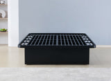 Modern Style Heavy Duty King Size Platform Bed Frame made with Metal and16 Inch height in Black B009P191908