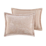 Twin/Twin XL Crushed Velvet Sherpa Reversible Comforter Set B035129824