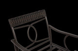 3 Pieces Patio Set Outdoor Wicker Furniture Sets Modern Rattan Chair Conversation Sets with Coffee W640P256775