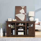 2 Doors Cabinet Farmhouse Cabinet, Farmhouse TV Stand Barn Design,Modern Farmhouse TV Media Stand, W1758P199936
