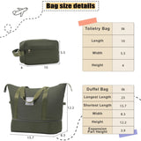 Softside Luggage Expandable 3 Piece Set Suitcase with Duffel Bag Upright Spinner Softshell N732P201004Y