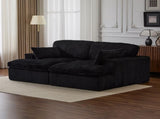 Double Chaise Lounge Chair Indoor,Oversized Upholstered Sleeper Cloud Couch,Deep Seat Luxury Sofa 36926100