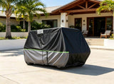 600D Waterproof Oxford Golf Cart Cover, Full Coverage for 22 / 4 Passenger Club Car, PU Coated with 09499555