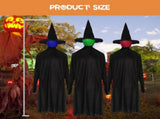 63 in Lighted Halloween Witch Decoration with 3 Witches, Color-Changing Heads and Scary Sounds, 88275864