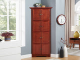 4-Tier 72" Corner Kitchen Pantry Storage Cabinet with 8 Doors Tall Storage Cabinet, Corner Cabinet W1758P211013