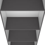 ZNTS Sutton Bookcase with Tier Storage Shelves B128P176168